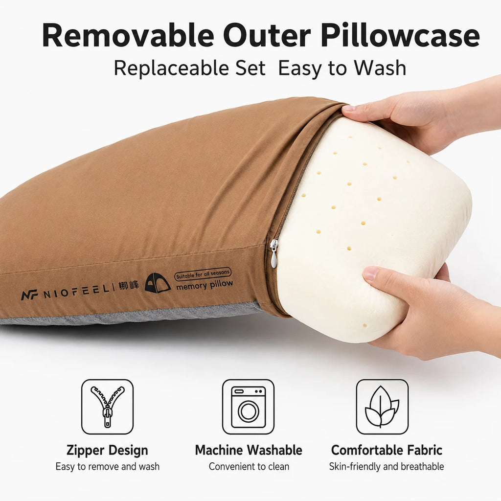 Memory Foam Travel Pillow